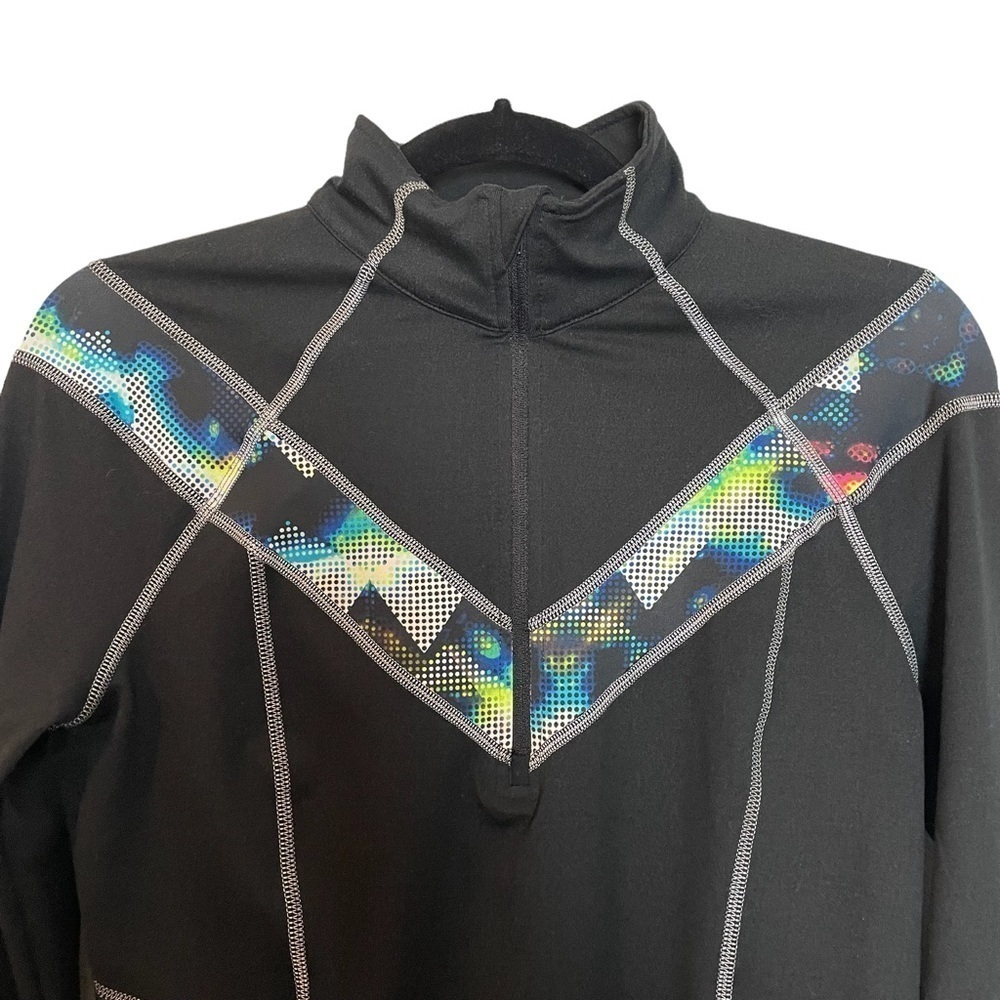 Fila Sport Running Jacket with Space Dye Geometric Pattern Accent Sz. XS - Picture 7 of 14